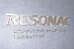 Resonac Holdings signboard and logo